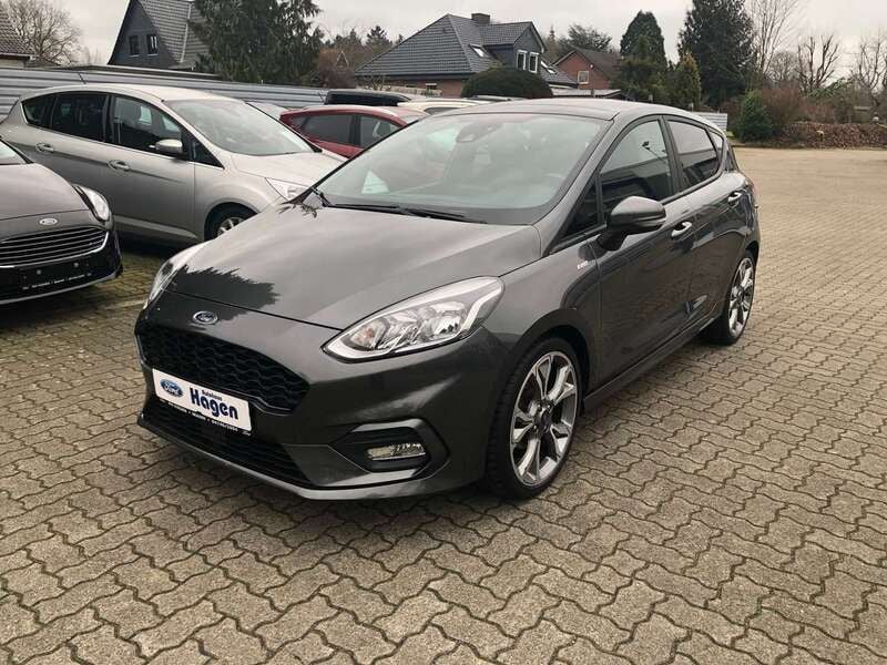 Gebraucht Ford Fiesta ST-Line 101 PS (74 kW) 2018 Magneticgrau (metallic) (metallic) Kleinwagen