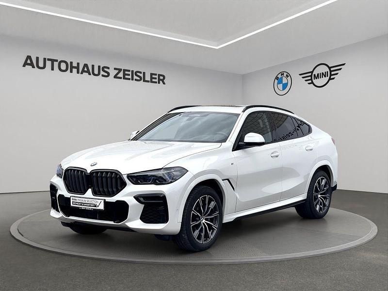 Mineralweiß Gebraucht 2021 BMW X6 M Sport SUV | 68.480 € (Etwas zu teuer) - Bild 1/4