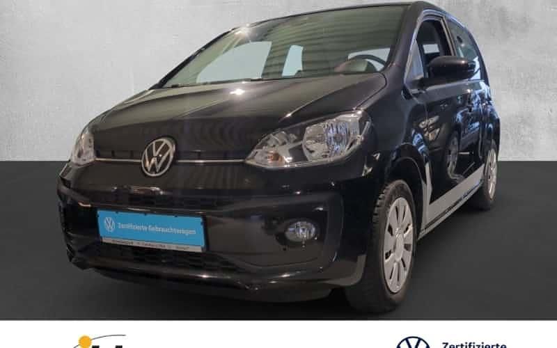 Schwarz Gebraucht 2021 VW up! Basis Kleinwagen | 12.390 € (Fairer Preis) - Bild 1/4