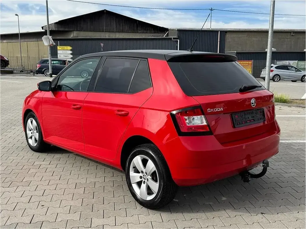 Gebraucht Skoda Fabia 75 PS (55 kW) 2017 Rot Kleinwagen