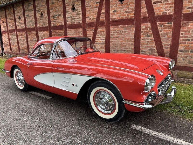 Rot Gebraucht 1958 Corvette C1 Cabrio | 118.800 € - Bild 1/4