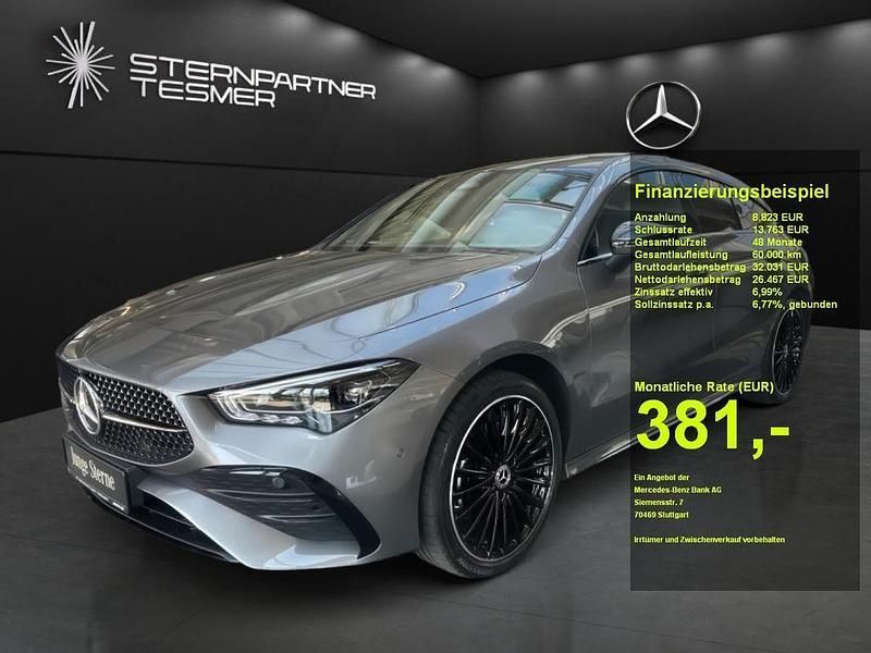 Mountaingrau Gebraucht 2024 Mercedes CLA250e Shooting Brake AMG Kombi | 35.290 € (Fairer Preis) - Bild 1/3