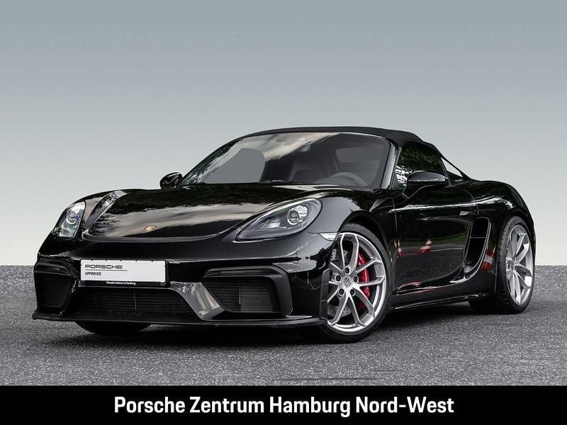 Schwarz Gebraucht 2021 Porsche 718 Spyder Cabrio | 96.290 € (Superpreis) - Bild 1/4