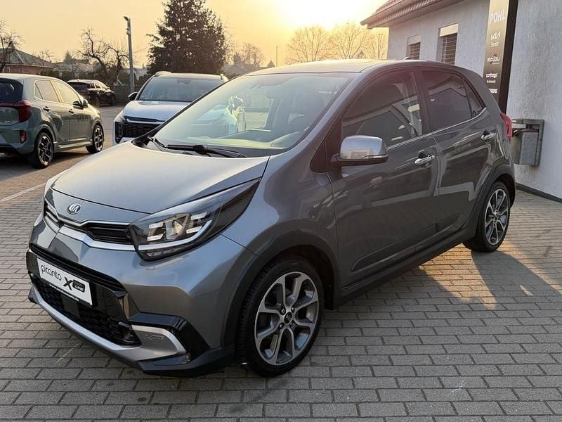 Gebraucht Kia Picanto X-Line 101 PS (74 kW) 2021 Grau Kleinwagen