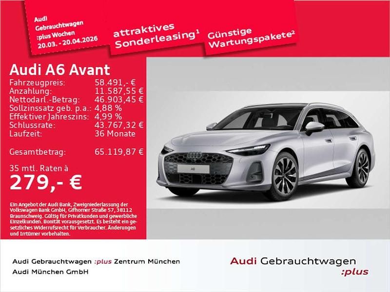 Gebraucht Audi A6 Performance 204 PS (150 kW) 2025 Silber Kombi