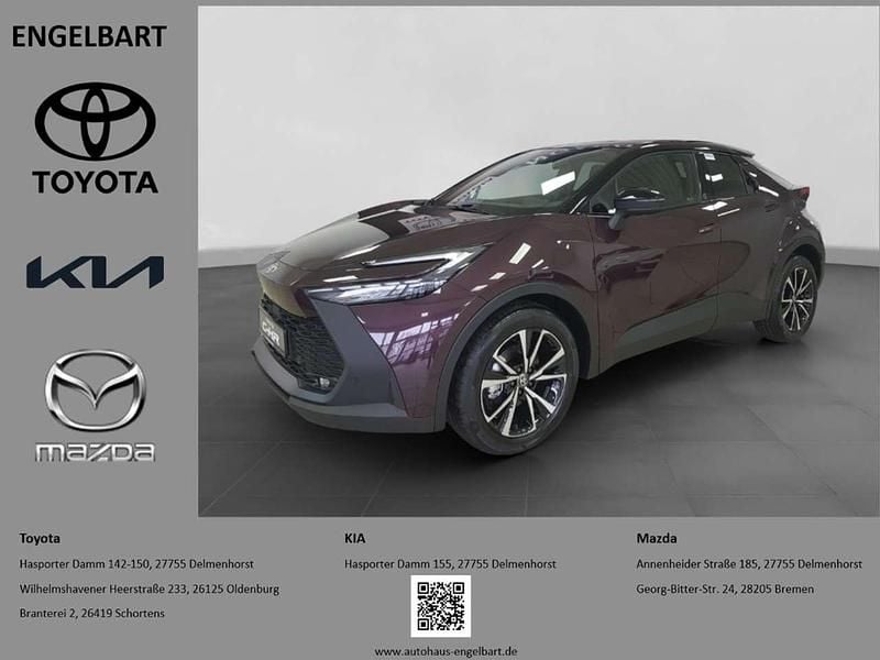 Dunkelamethyst metallic / dach Neu 2024 Toyota C-HR Team SUV | 33.390 € (Superpreis) - Bild 1/4