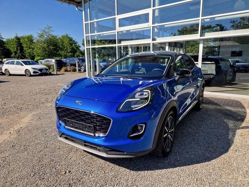 Blau Gebraucht 2020 Ford Puma Gen-E Titanium Limousine | 17.900 € (Fairer Preis) - Bild 1/4