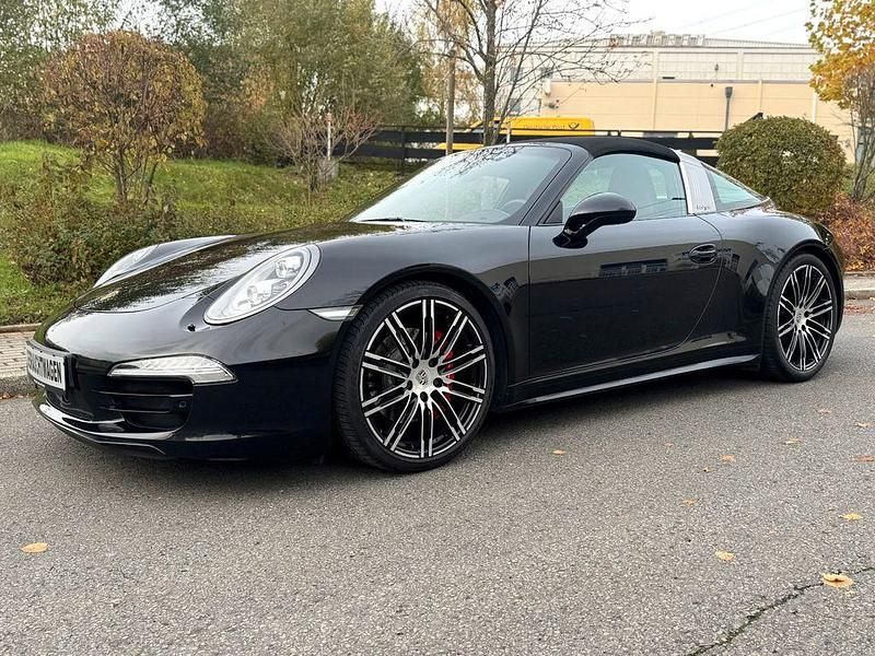 Tiefschwarz Gebraucht 2014 Porsche 911 Targa 4S Cabrio | 84.999 € - Bild 1/4