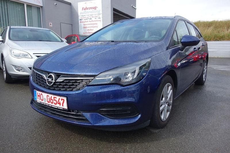 Blau Gebraucht 2020 Opel Astra Edition Kombi | 7.890 € (Superpreis) - Bild 1/4