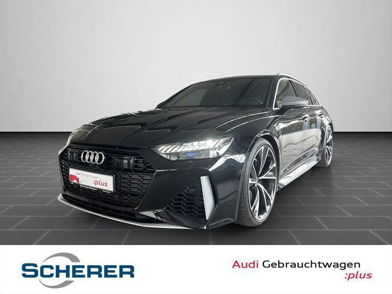 Mythosschwarz metallic Gebraucht 2023 Audi RS6 Performance Kombi | 111.690 € (Superpreis) - Bild 1/4