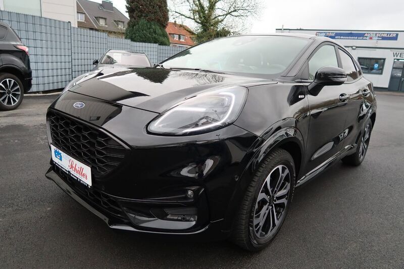 Obsidianschwarz metallic Gebraucht 2022 Ford Puma ST-Line X Coupé | 21.900 € (Fairer Preis) - Bild 1/4