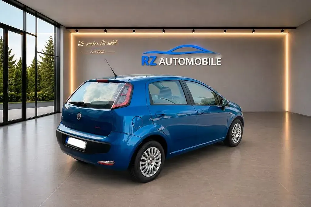 Gebraucht Fiat Punto Evo Dynamic 77 PS (56 kW) 2009 Blau Kleinwagen