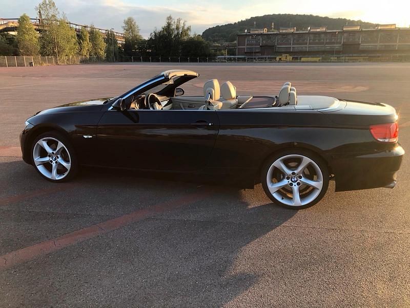 Schwarz Gebraucht 2008 BMW 325 Cabriolet Cabrio | 10.000 € (Guter Preis) - Bild 1/4