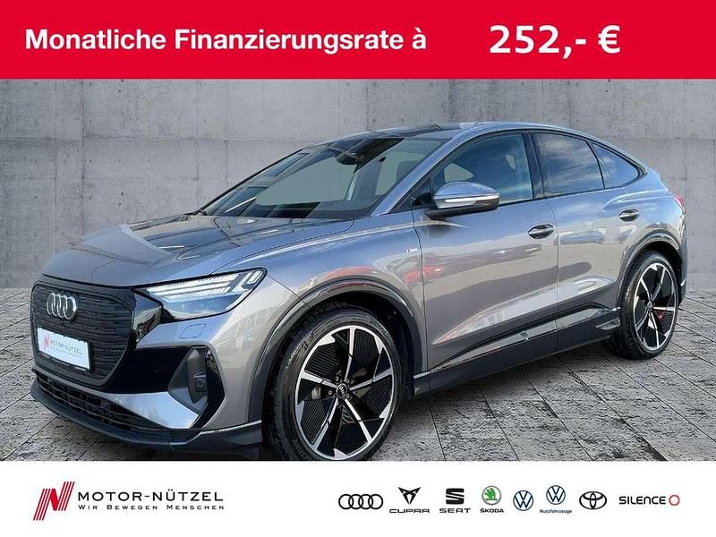 Taifungrau metallic Gebraucht 2022 Audi Q4 e-tron S-Line SUV | 26.390 € (Fairer Preis) - Bild 1/4