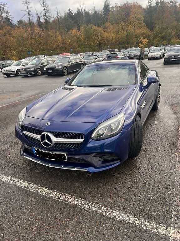Blau Gebraucht 2019 Mercedes SLC300 Cabrio | 35.999 € (Fairer Preis) - Bild 1/4