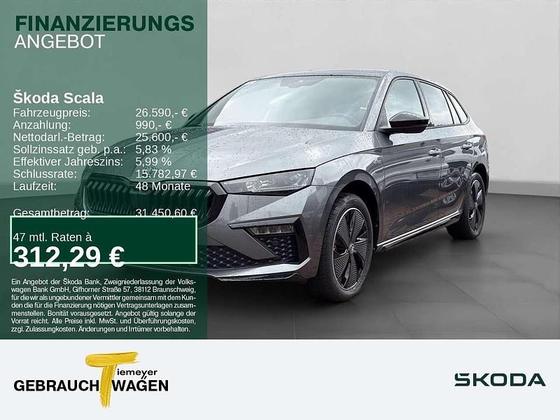 Grau Neu 2025 Skoda Scala Monte Carlo Kleinwagen | 26.590 € (Fairer Preis) - Bild 1/4