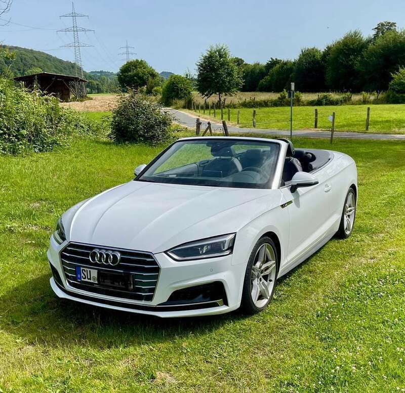 Weiß Gebraucht 2020 Audi A5 Cabriolet Sport Cabrio | 34.900 € (Etwas zu teuer) - Bild 1/4