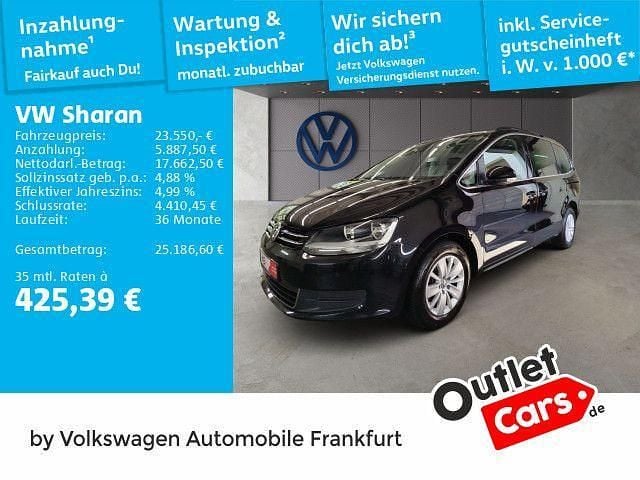 Deep black perleffekt Gebraucht 2019 VW Sharan Comfortline Van / Kleinbus | 23.550 € (Guter Preis) - Bild 1/3