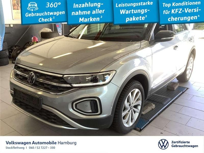 Silber Gebraucht 2024 VW T-Roc Style SUV | 28.450 € (Guter Preis) - Bild 1/3