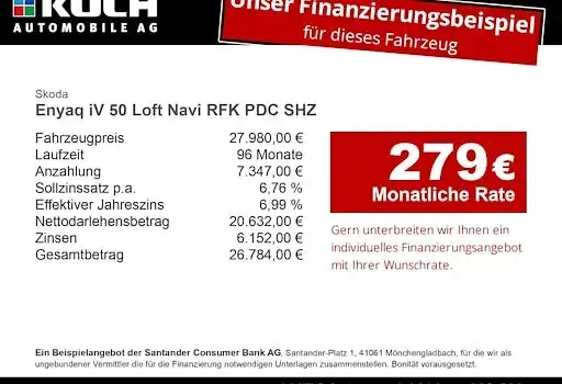 Gebraucht Skoda Enyaq iV 108 kW (148 PS) 2023 Silber SUV