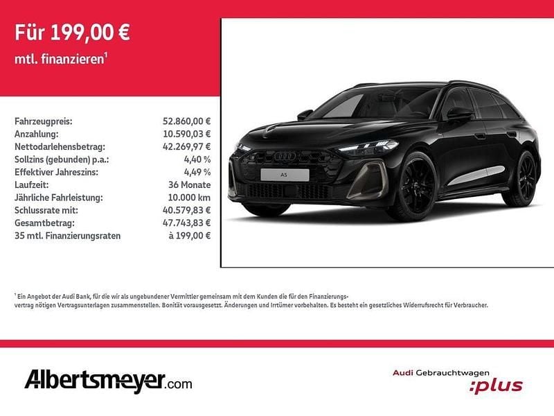 Gebraucht Audi A5 Ambiente 204 PS (150 kW) 2025 Schwarz Kombi