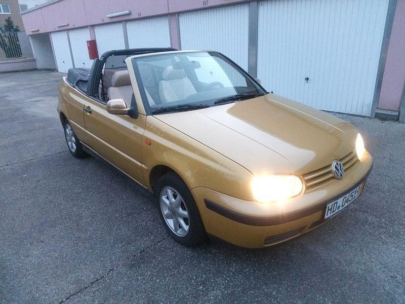Gold Gebraucht 1998 VW Golf Cabriolet Conceptline Cabrio | 1.750 € (Guter Preis) - Bild 1/4