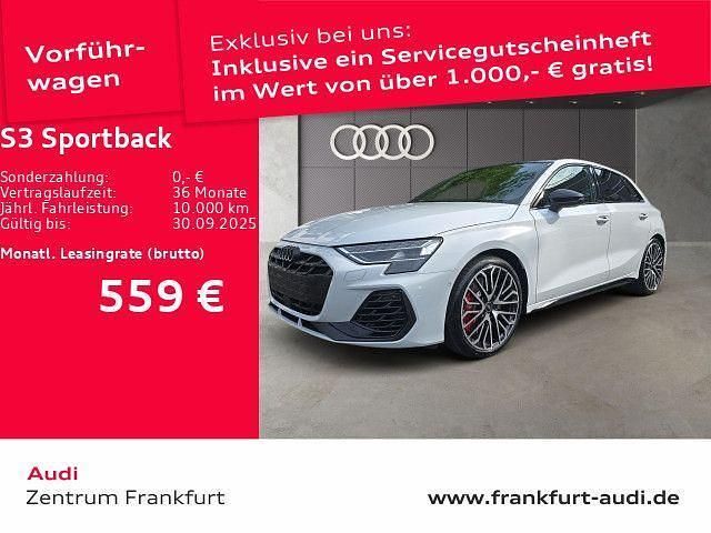 Gletscherweiß metallic Gebraucht 2025 Audi S3 Ambiente Limousine | 52.770 € (Fairer Preis) - Bild 1/3