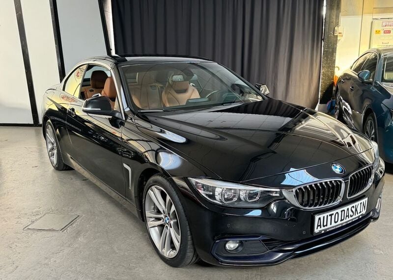 Schwarz Gebraucht 2017 BMW 430 Cabriolet Sport Line Cabrio | 17.700 € (Etwas zu teuer) - Bild 1/4