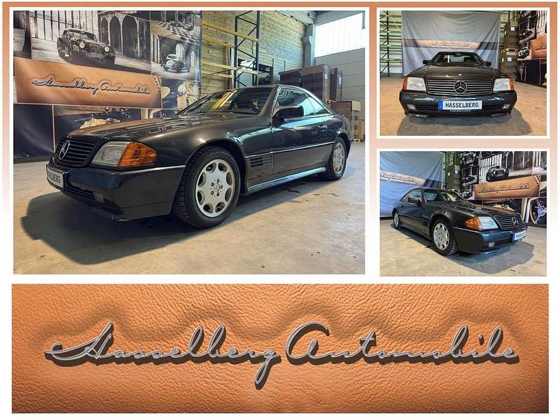 Schwarz Gebraucht 1992 Mercedes SL300 Cabrio | 9.999 € - Bild 1/4