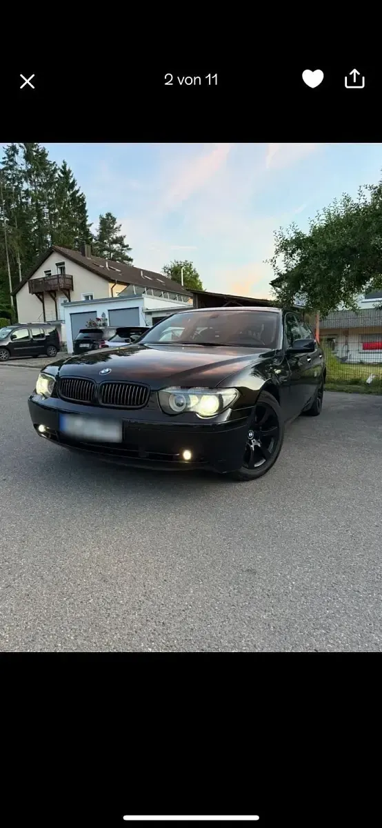 Gebraucht BMW 730 2004 Schwarz Limousine