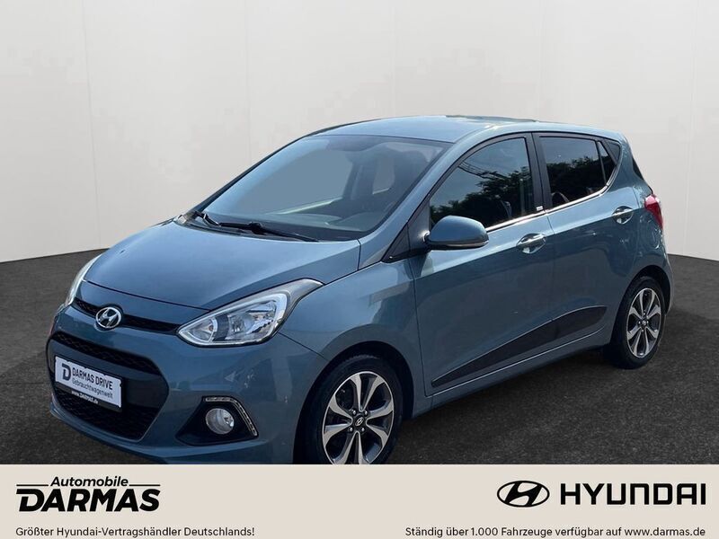 Blau Gebraucht 2016 Hyundai i10 Kleinwagen | 7.990 € (Fairer Preis) - Bild 1/4