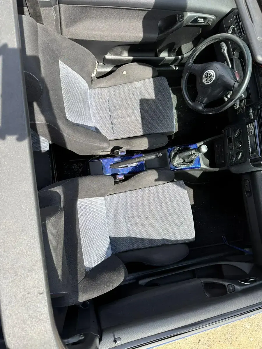Brugt VW Golf Cabriolet 101 HK (74 kW) 1998 Blå Cabriolet