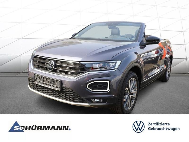 Gebraucht VW T-Roc Cabriolet Active 150 PS (110 kW) 2022 Rauchgrau metallic (metallic) Cabrio