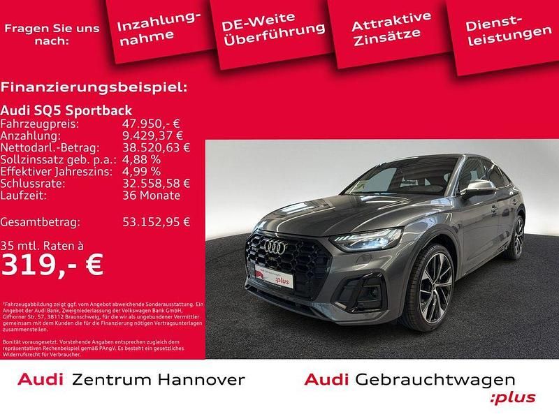 6y daytonagrau perleffekt (metallic) Gebraucht 2022 Audi SQ5 Sportback Ambiente SUV | 47.950 € (Superpreis) - Bild 1/4