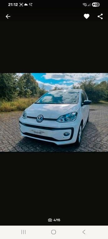 Gebraucht VW up! CLUB 75 PS (55 kW) 2017 Weiß Kleinwagen