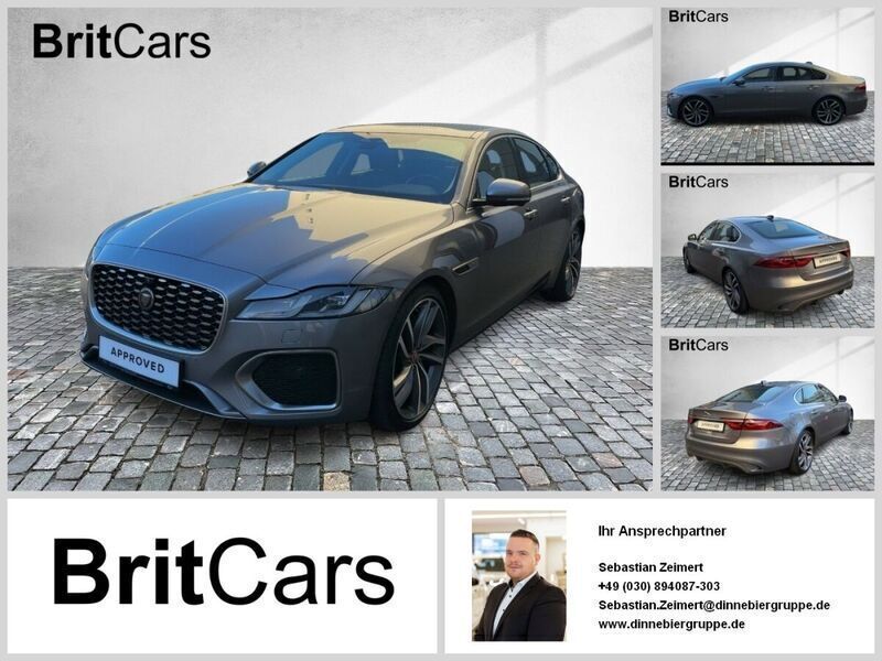 Grau Gebraucht 2021 Jaguar XF Limousine | 31.355 € (Etwas zu teuer) - Bild 1/4