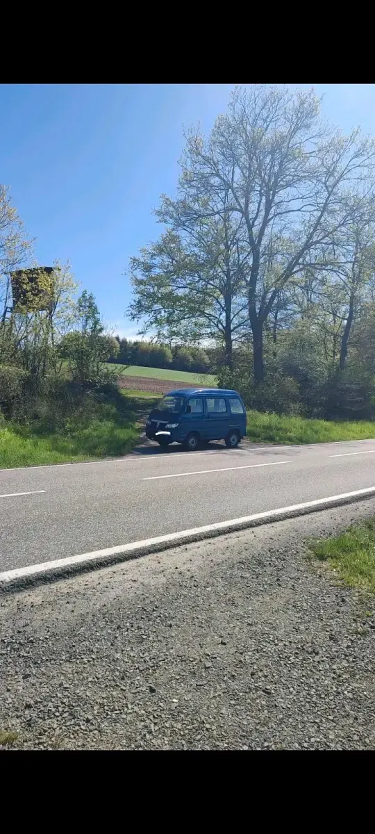 Gebraucht Piaggio Porter 63 PS (46 kW) 2010 Blau Van / Kleinbus