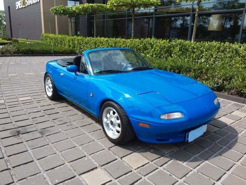 Gebraucht Mazda MX5 116 PS (85 kW) 1990 Blau Cabrio