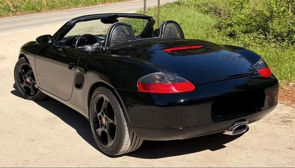 Gebraucht Porsche Boxster 220 PS (161 kW) 2000 Schwarz Cabrio