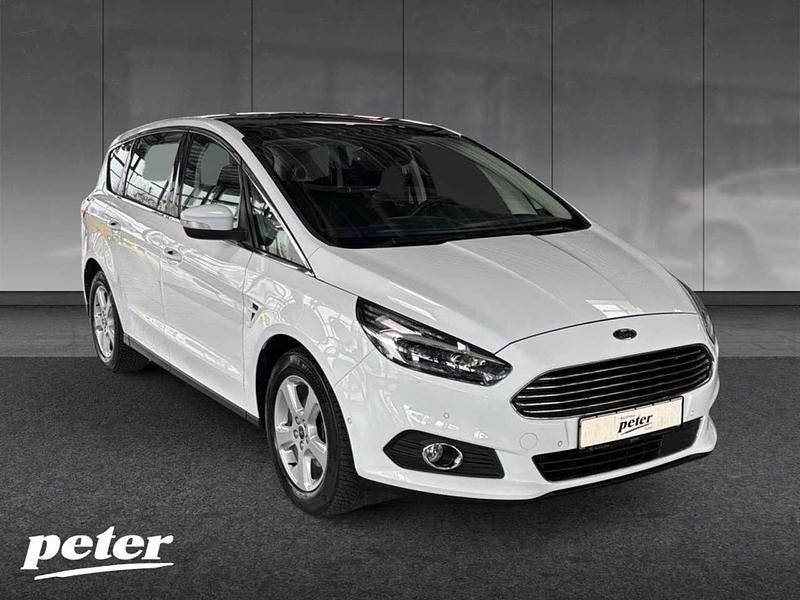 Gebraucht Ford S-MAX Titanium 165 PS (121 kW) 2019 Frostweiß Van / Kleinbus