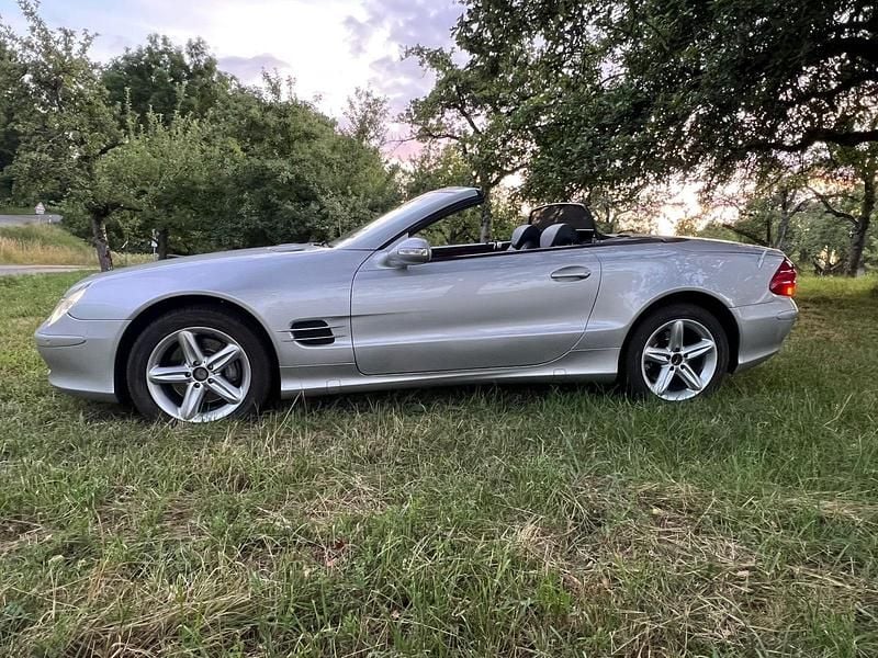 Silber Gebraucht 2001 Mercedes SL500 Cabrio | 10.000 € (Fairer Preis) - Bild 1/4