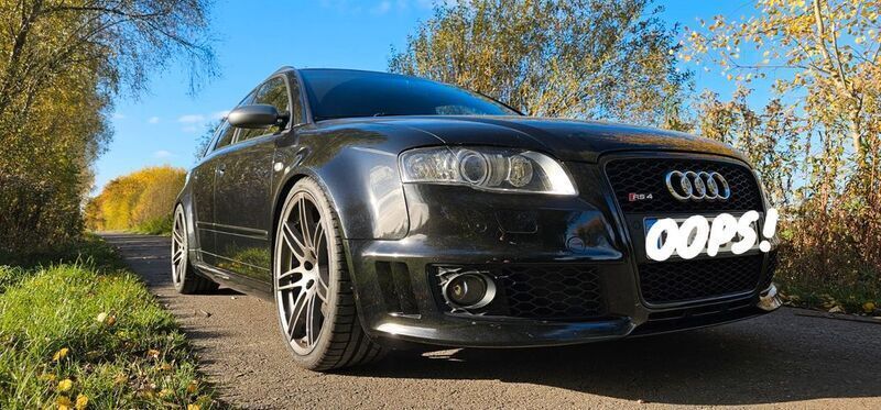 Schwarz Gebraucht 2008 Audi RS4 Black Edition Kombi | 39.999 € (Fairer Preis) - Bild 1/4