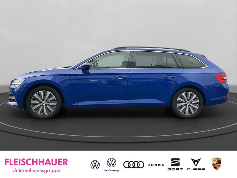Gebraucht Skoda Superb Ambition 156 PS (114 kW) 2021 Blau Kombi