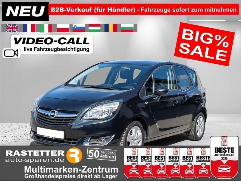 Schwarz Gebraucht 2014 Opel Meriva Edition Van / Kleinbus | 4.440 € (Superpreis) - Bild 1/4
