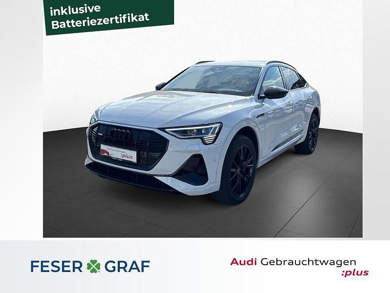 Gletscherweiß metallic Gebraucht 2023 Audi e-tron Sportback S-Line SUV | 41.890 € (Guter Preis) - Bild 1/4