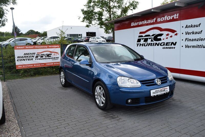 Blau Gebraucht 2007 VW Golf V Limousine | 2.990 € (Superpreis) - Bild 1/4