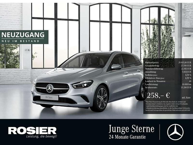 Gebraucht Mercedes B250e Advanced Plus 163 PS (119 kW) 2023 Silber / iridiumsilber Van / Kleinbus