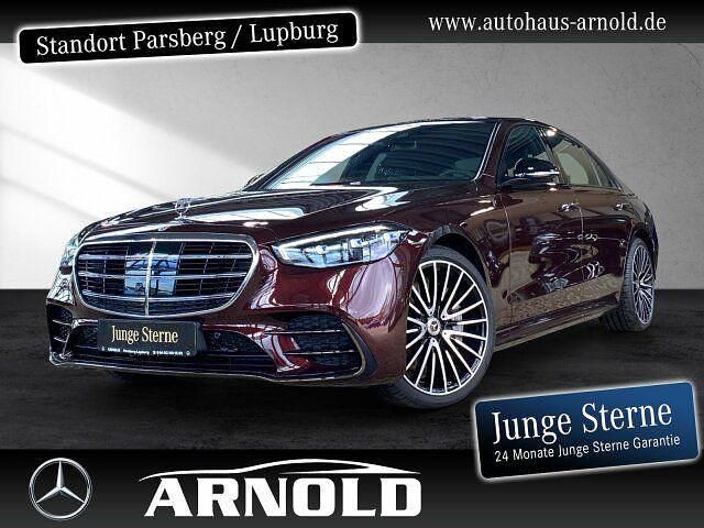 Manufaktur rubellitrot Gebraucht 2024 Mercedes S580 AMG line Limousine | 119.890 € (Superpreis) - Bild 1/4