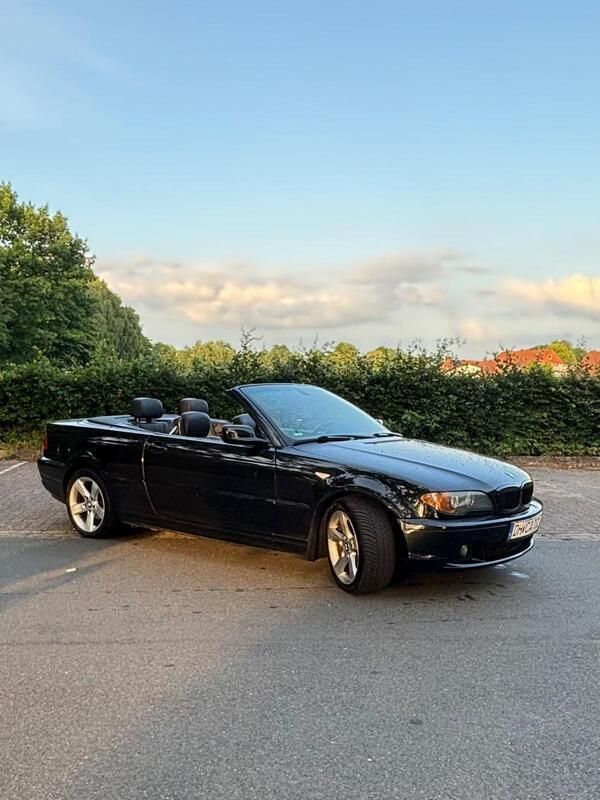 Schwarz Gebraucht 2004 BMW 318 Cabriolet Cabrio | 3.300 € (Superpreis) - Bild 1/4