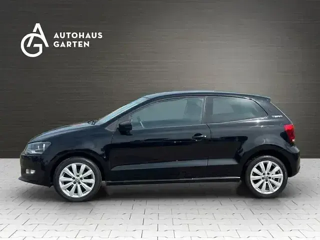Gebraucht VW Polo Team 100 PS (73 kW) 2011 Schwarz Kleinwagen